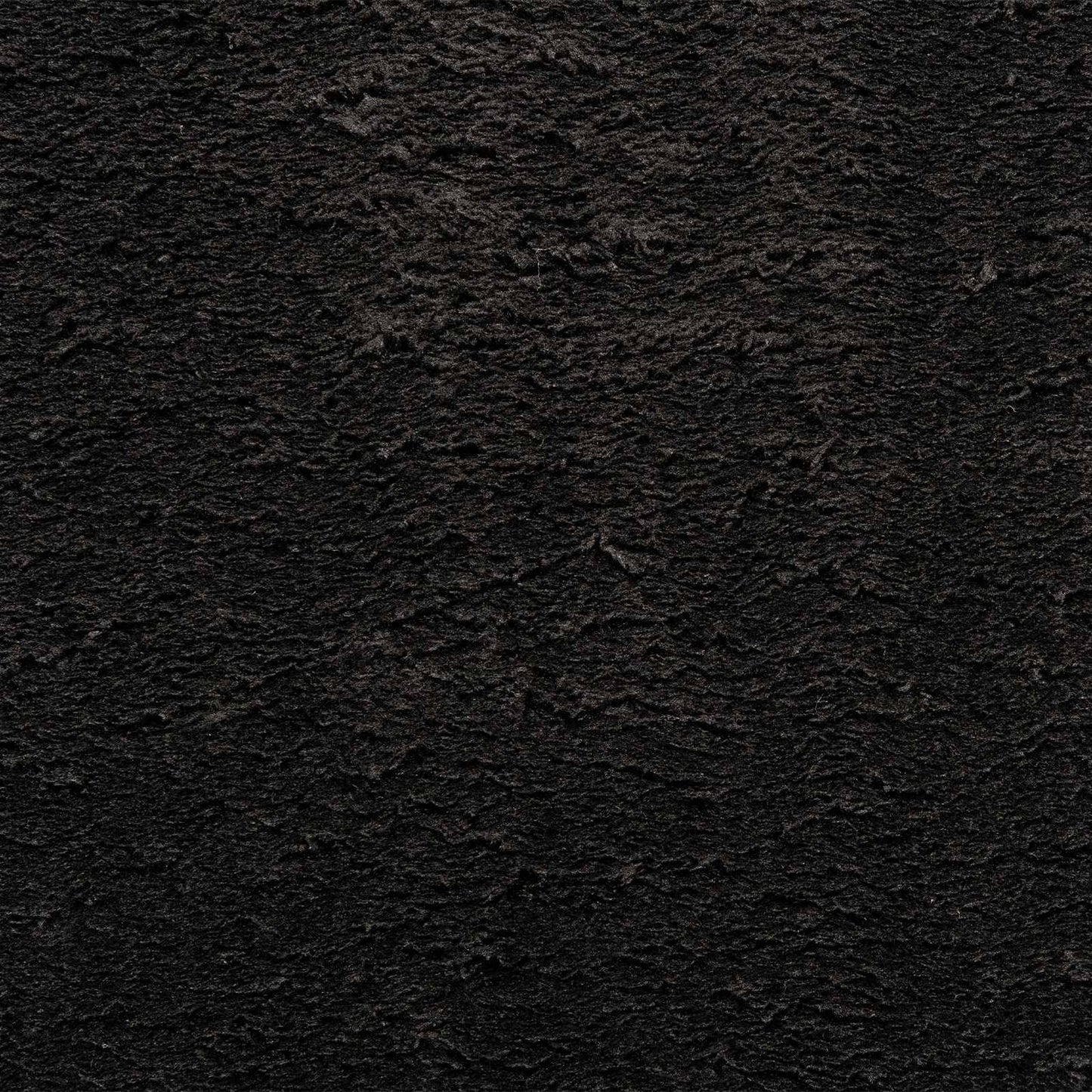 Medium luv blød og vaskbar tæppe HUARTE Sort 500 x 80 cm