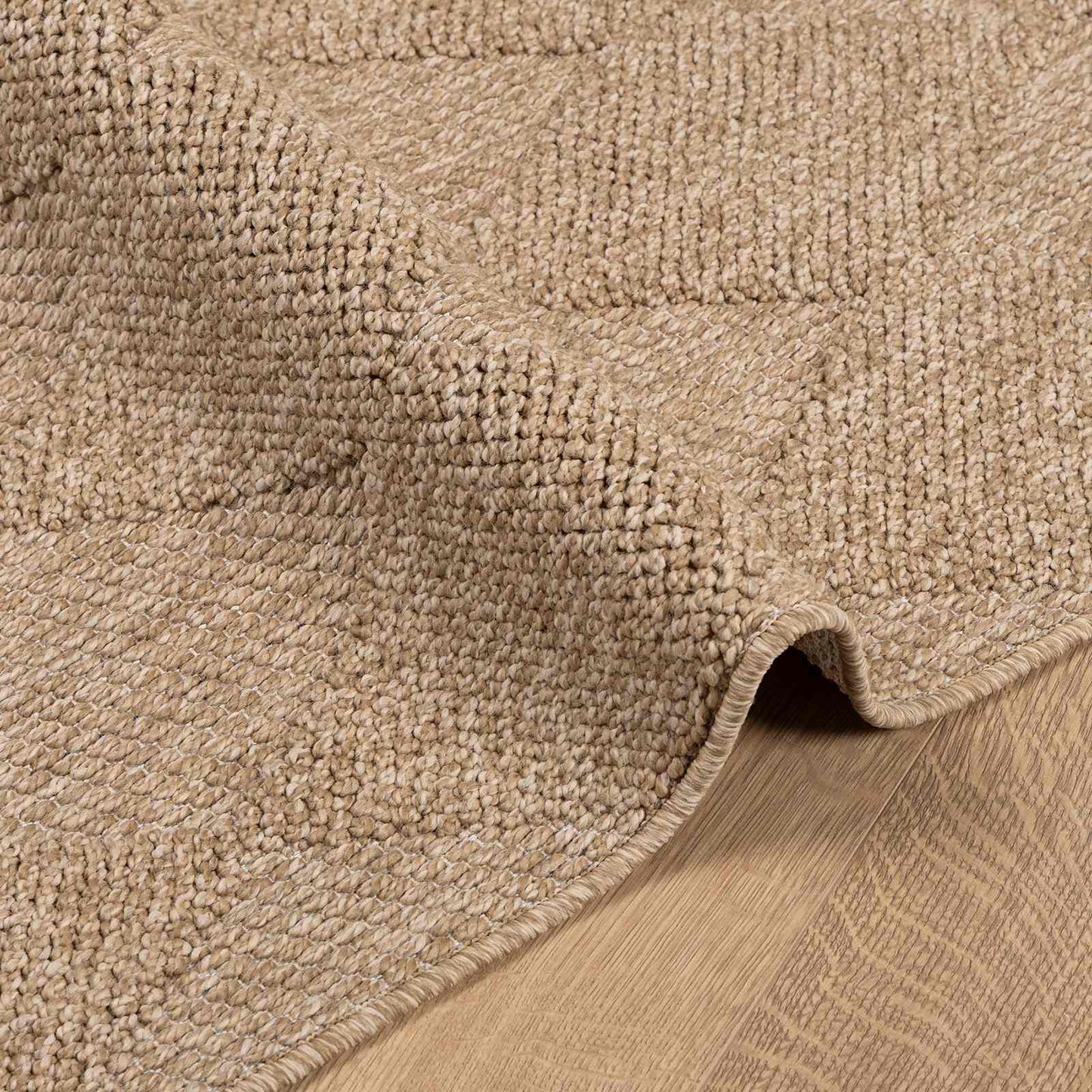 Indendørs og udendørs tæppe AGIRA Naturfarvet 200 x 200 cm