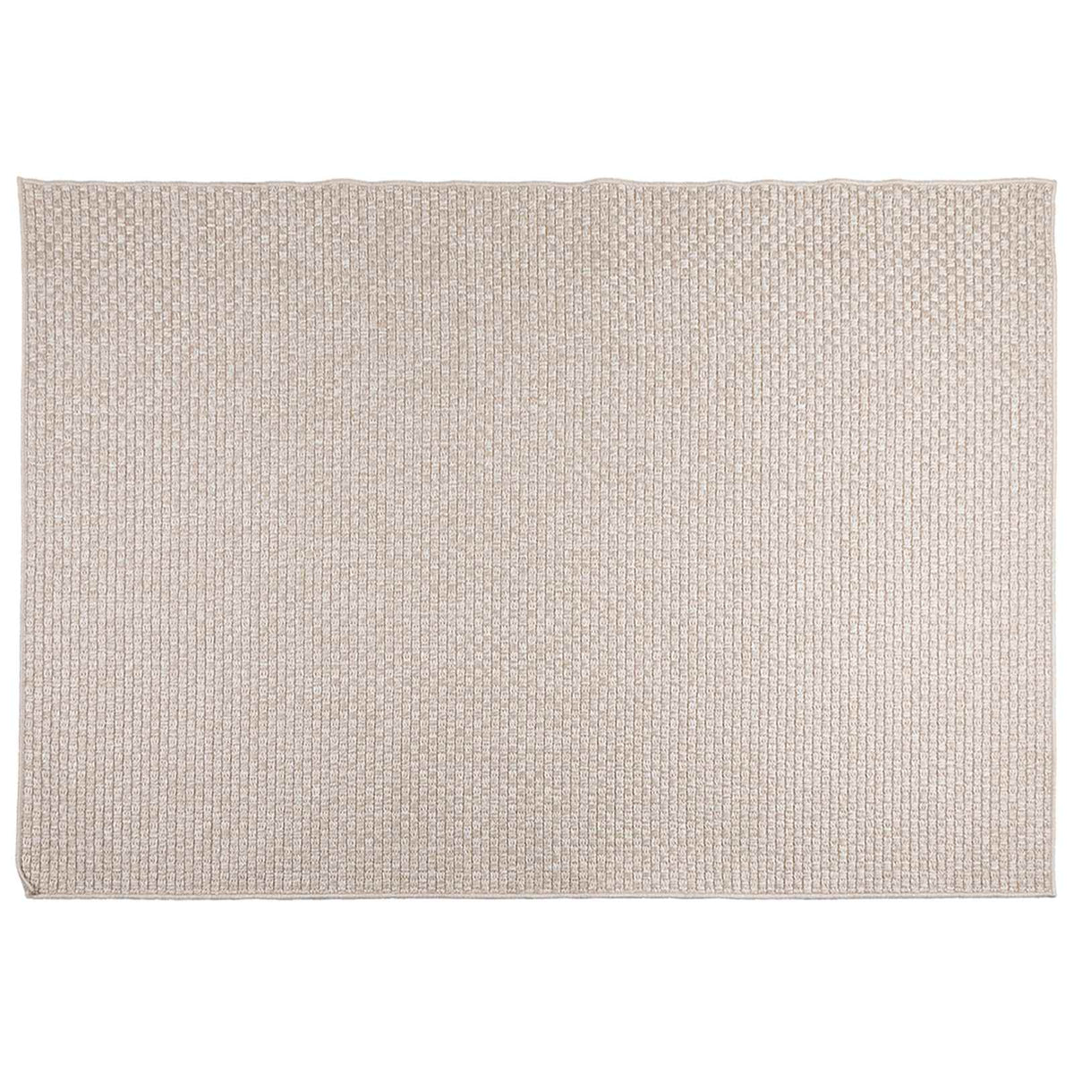 Områdetæpper Rektangulær FARO Creme 170 x 120 cm Polyester