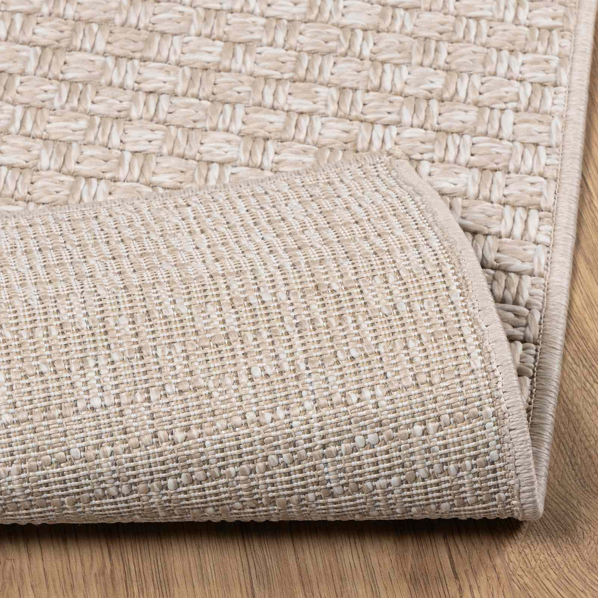 Områdetæpper Rektangulær FARO Creme 230 x 160 cm Polyester