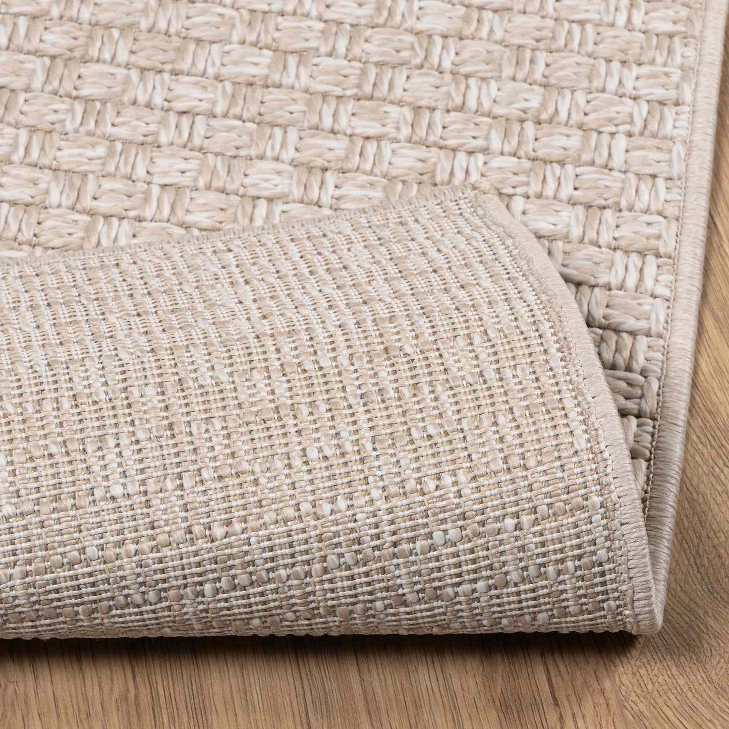 Områdetæpper Rektangulær FARO Creme 340 x 240 cm Polyester