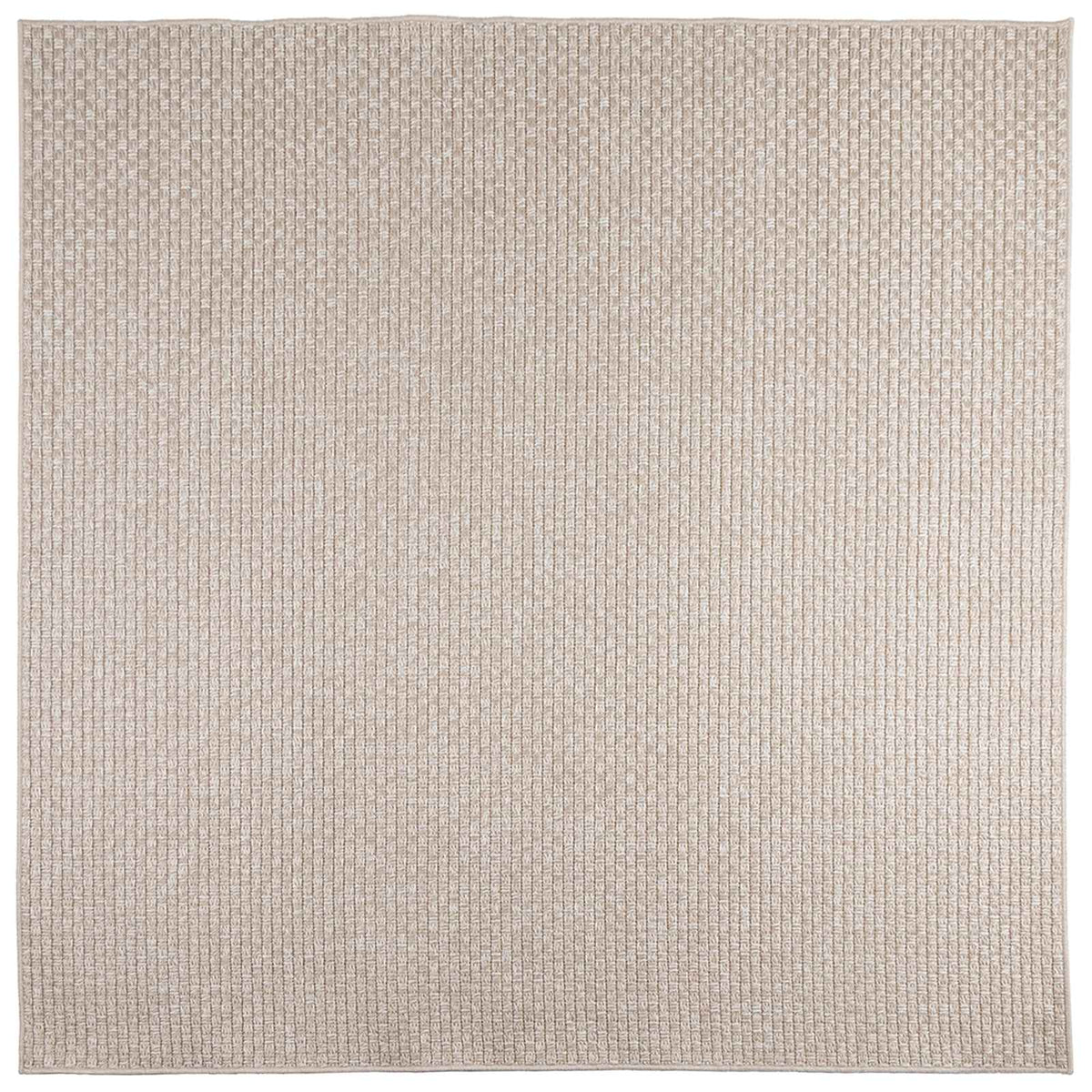Områdetæpper Firkantet FARO Creme 120 x 120 cm Polyester