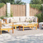 Områdetæpper Firkantet FARO Creme 240 x 240 cm Polyester