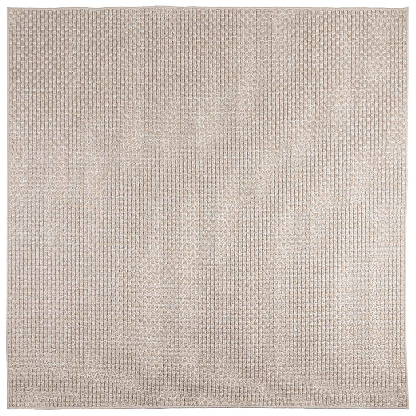 Områdetæpper Firkantet FARO Creme 240 x 240 cm Polyester