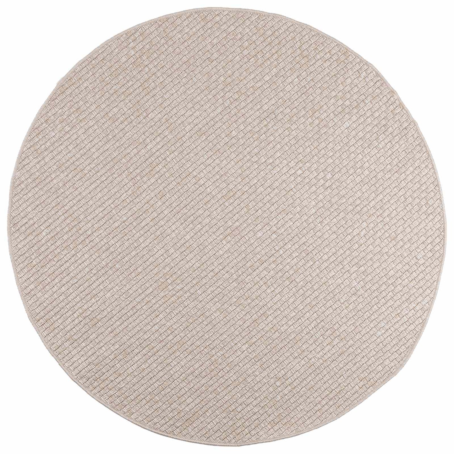 Områdetæpper Rund FARO Creme Ø 120 CM Polyester