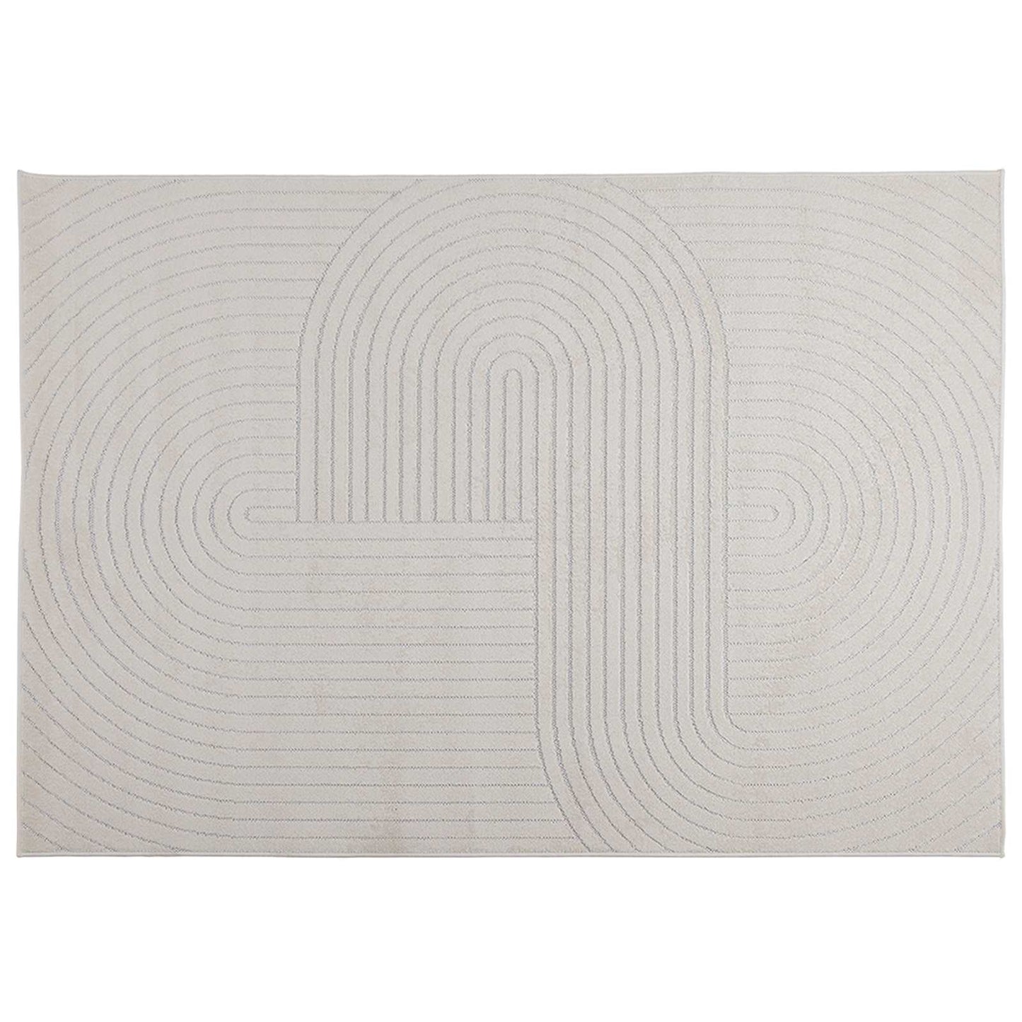 Indendørs og udendørs tæppe PALMERAS Creme 340 x 240 cm