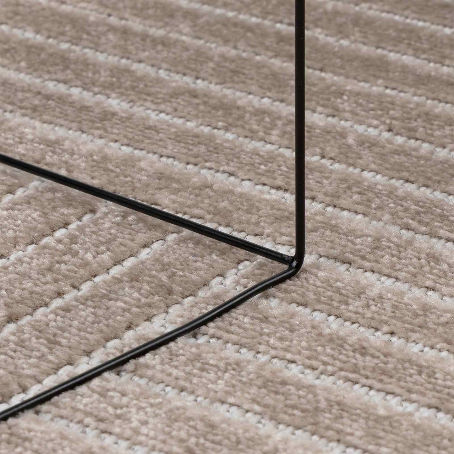 Indendørs og udendørs tæppe PALMERAS Beige 200 x 140 cm