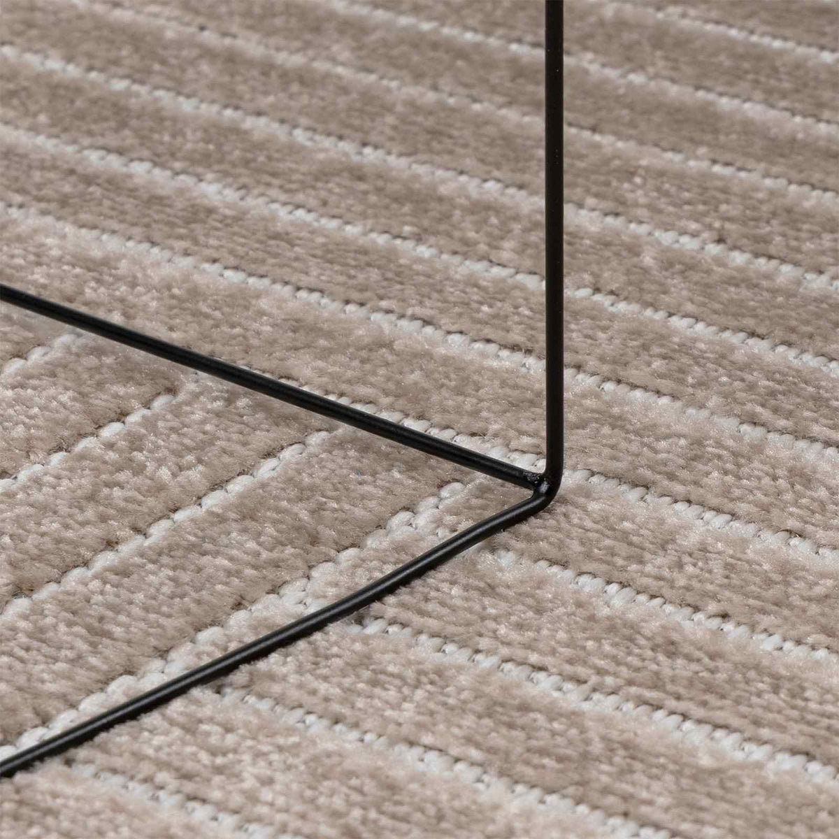 Indendørs og udendørs tæppe PALMERAS Beige 280 x 200 cm