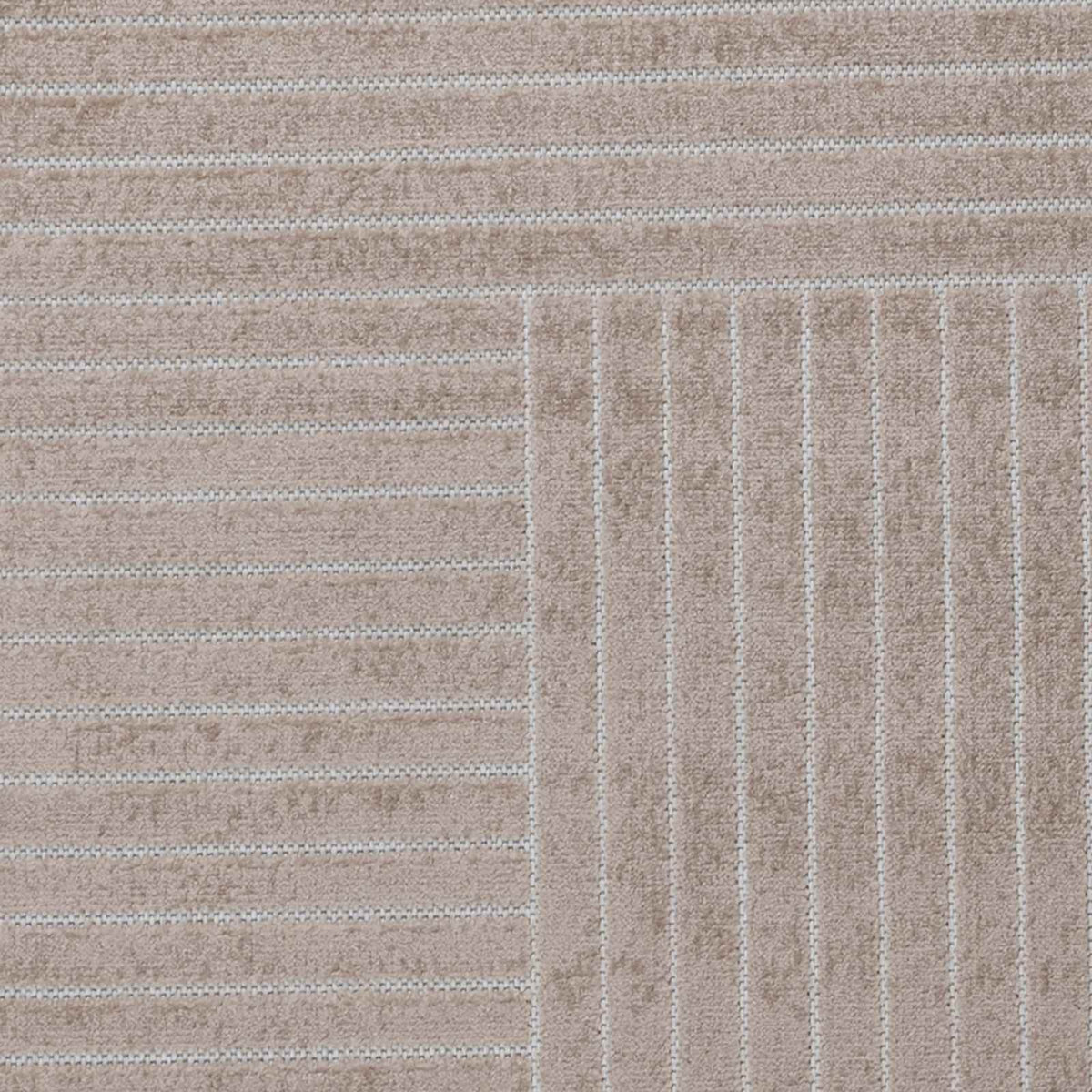 Indendørs og udendørs tæppe PALMERAS Beige Ø 160 CM Polyester