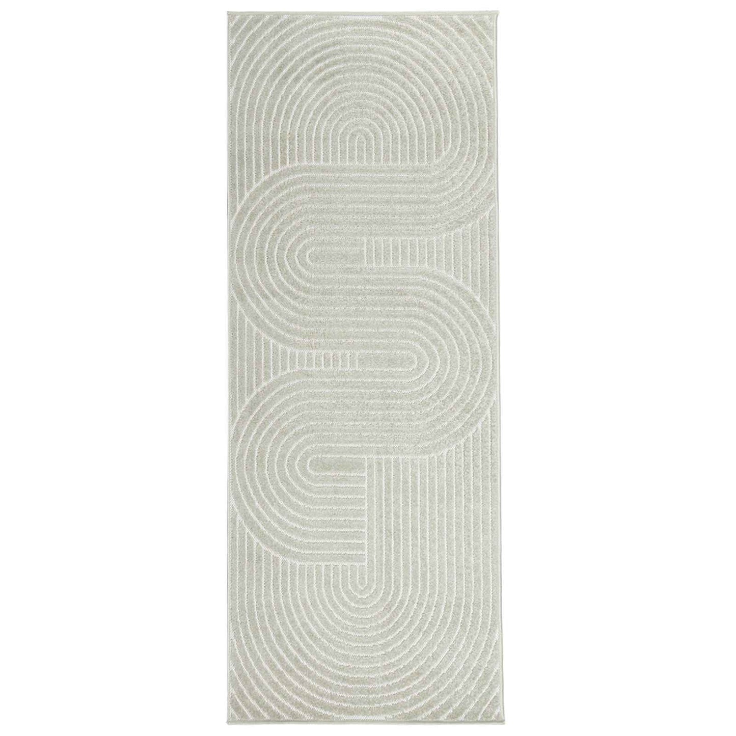 Indendørs og udendørs tæppe PALMERAS Grøn 80 x 150 cm Polyester