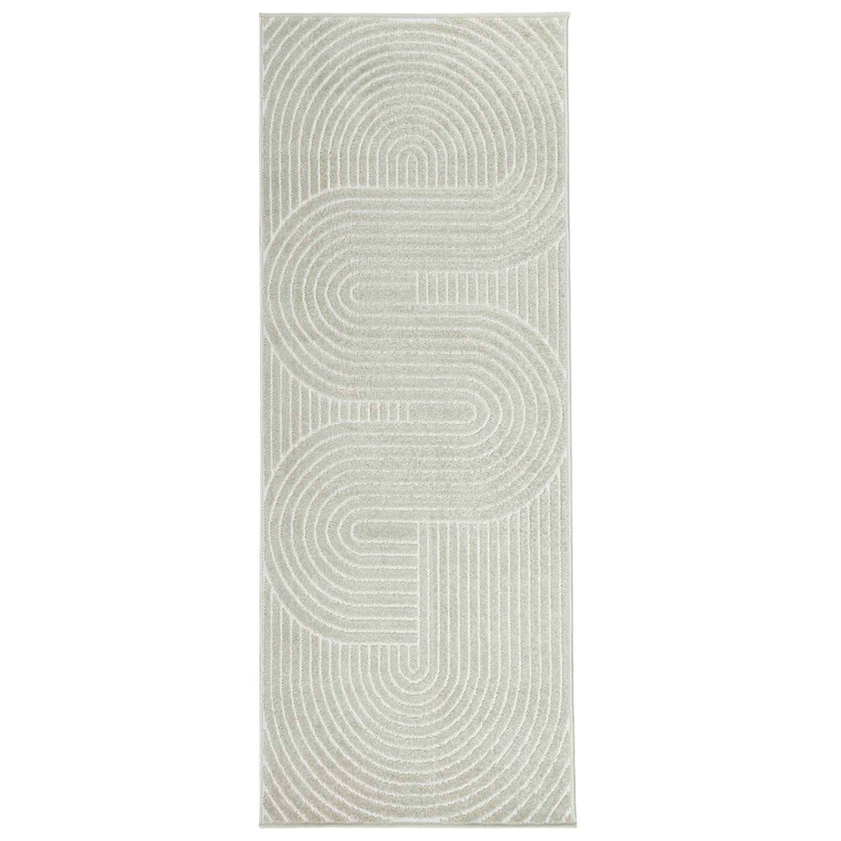 Indendørs og udendørs tæppe PALMERAS Grøn 80 x 200 cm Polyester