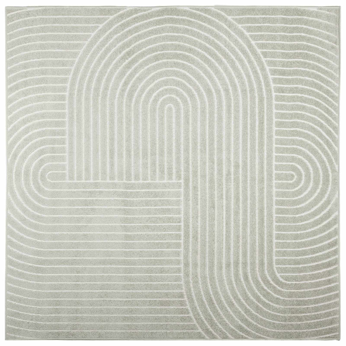 Indendørs og udendørs tæppe PALMERAS Grøn 200 x 200 cm