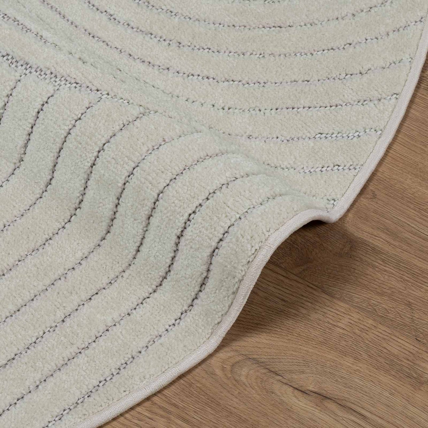 Indendørs og udendørs tæppe PALMERAS Grøn Ø 160 CM Polyester