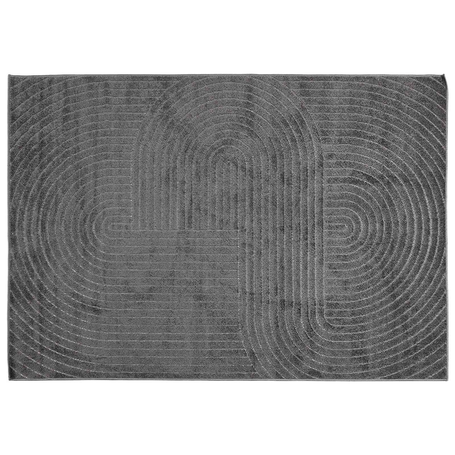 Indendørs og udendørs tæppe PALMERAS Antracit 170 x 120 cm