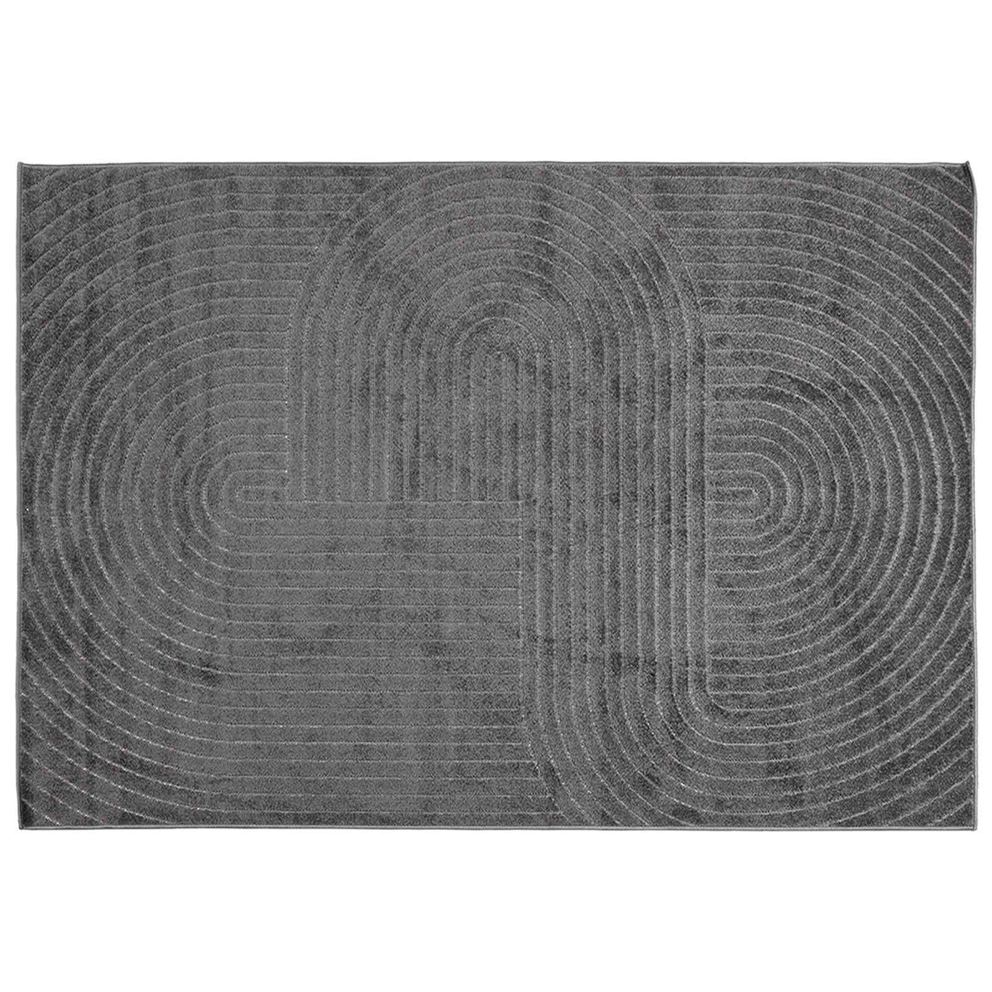 Indendørs og udendørs tæppe PALMERAS Antracit 340 x 240 cm