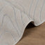 Indendørs og udendørs tæppe PALMERAS Creme 150 x 80 cm