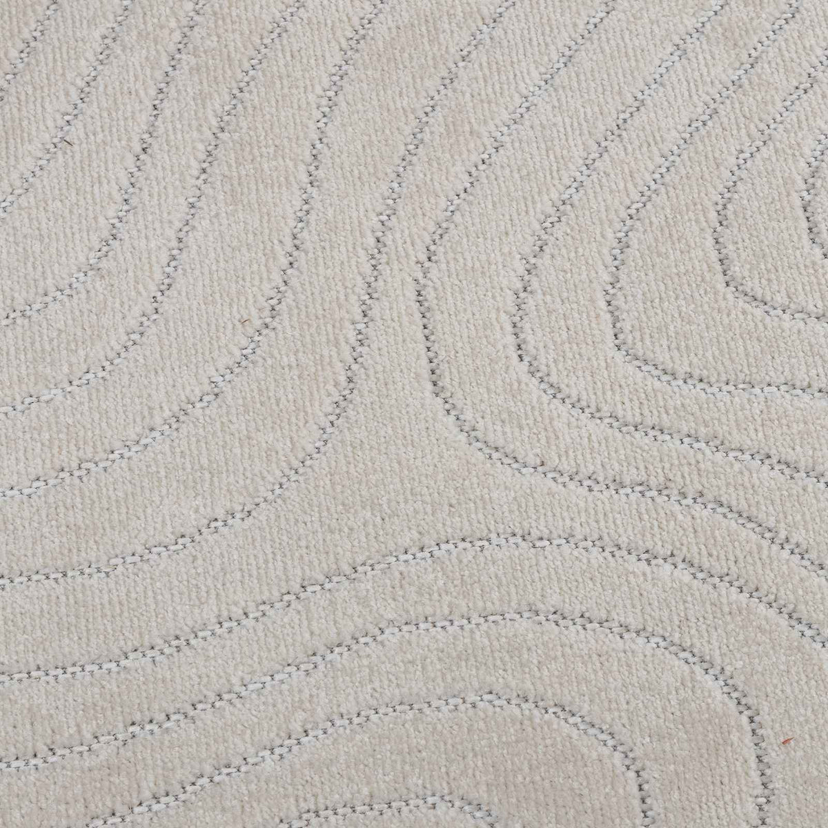 Indendørs og udendørs tæppe PALMERAS Creme 280 x 200 cm
