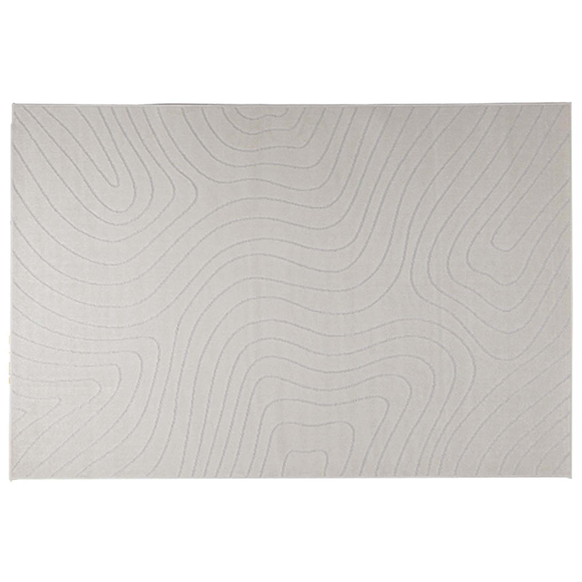 Indendørs og udendørs tæppe PALMERAS Creme 340 x 240 cm