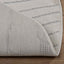 Indendørs og udendørs tæppe PALMERAS Creme Ø 120 CM Polyester