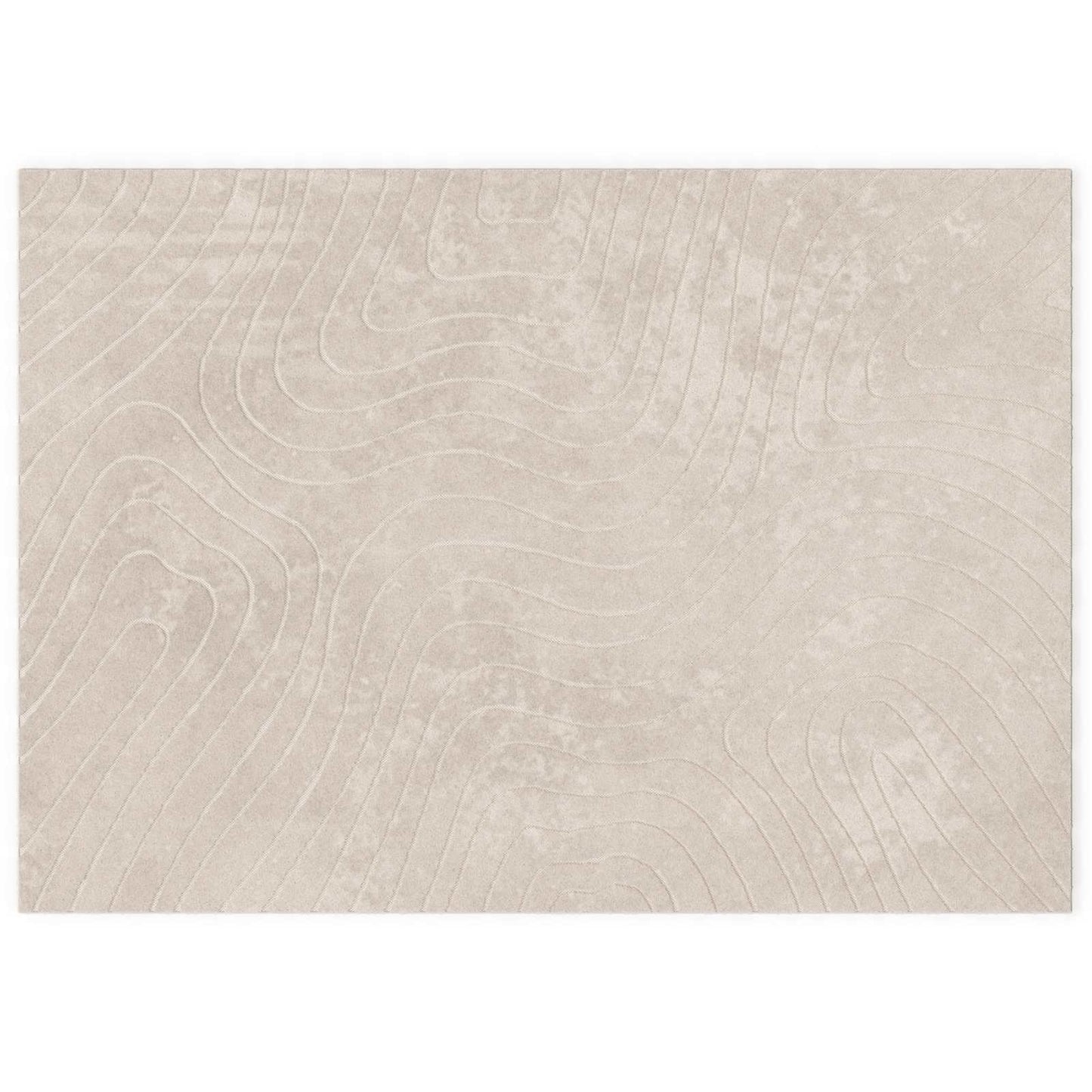 Indendørs og udendørs tæppe PALMERAS Beige 200 x 280 cm