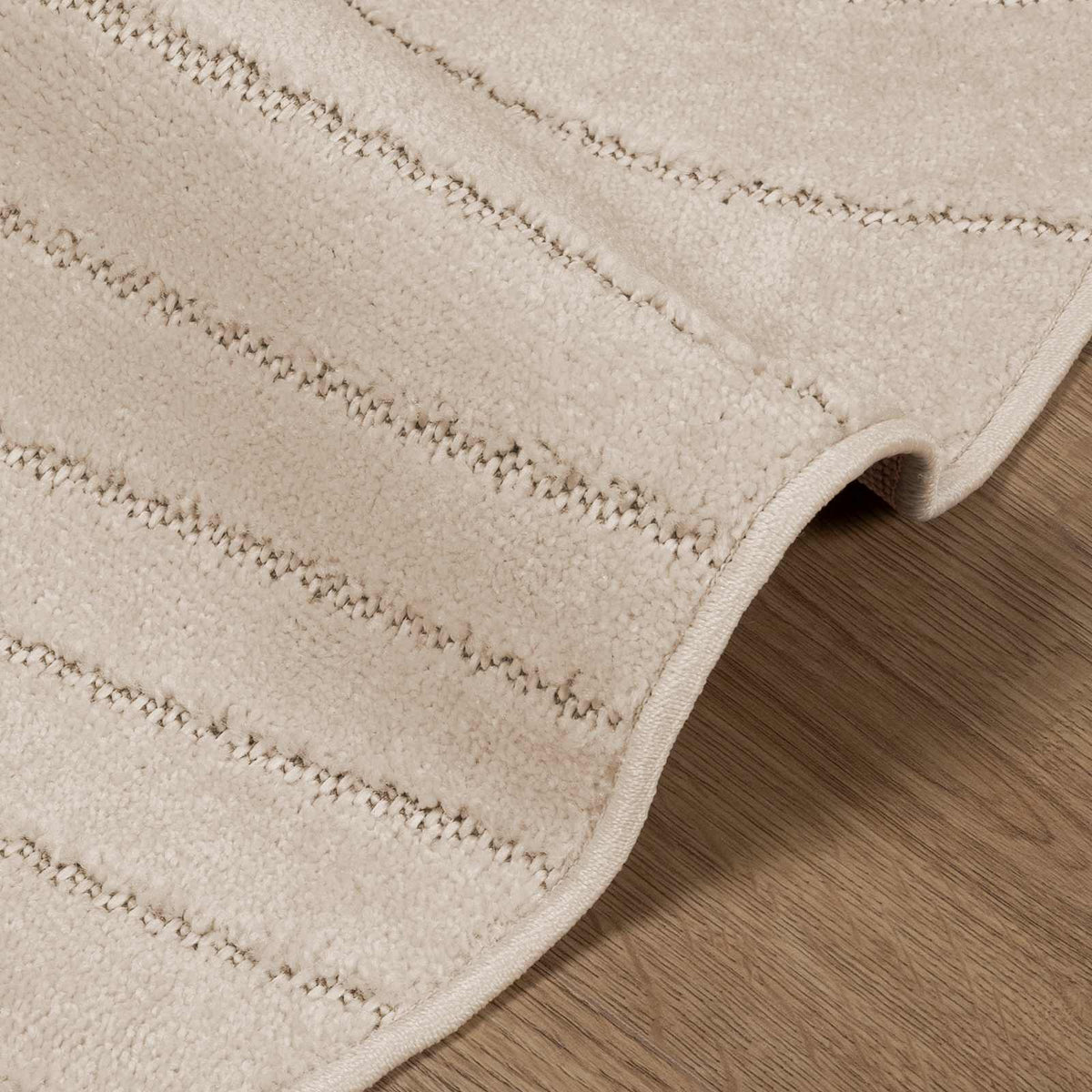 Indendørs og udendørs tæppe PALMERAS Beige Ø 120 CM Polyester