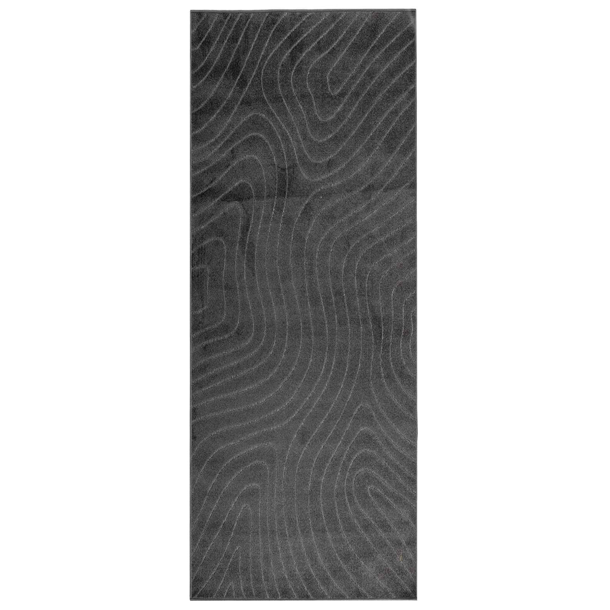 Indendørs og udendørs tæppe PALMERAS Antracit 150 x 80 cm
