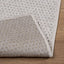 Indendørs tæppe LUGO Cremefarvet 150 x 80 cm Polyester
