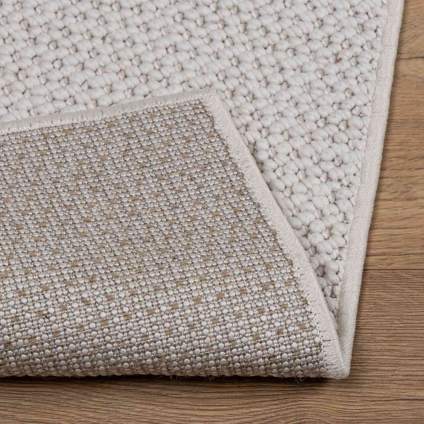 Indendørs tæppe LUGO Cremefarvet 150 x 80 cm Polyester