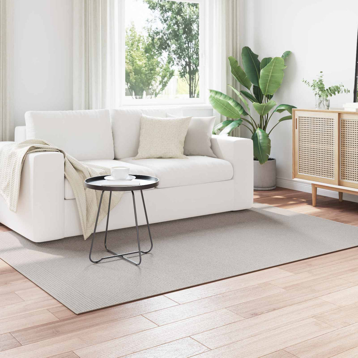 Indendørs tæppe LUGO Cremefarvet 230 x 160 cm Polyester