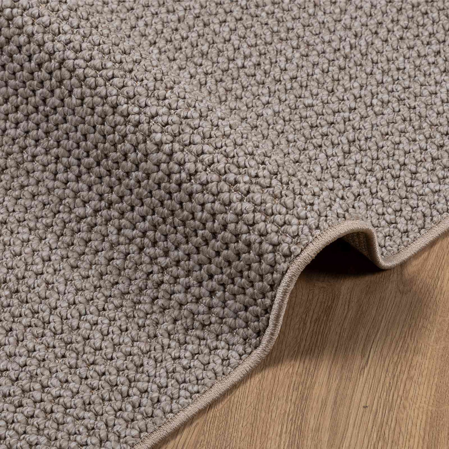 Indendørs tæppe LUGO Creme og Taupe 80 x 150 cm Polyester