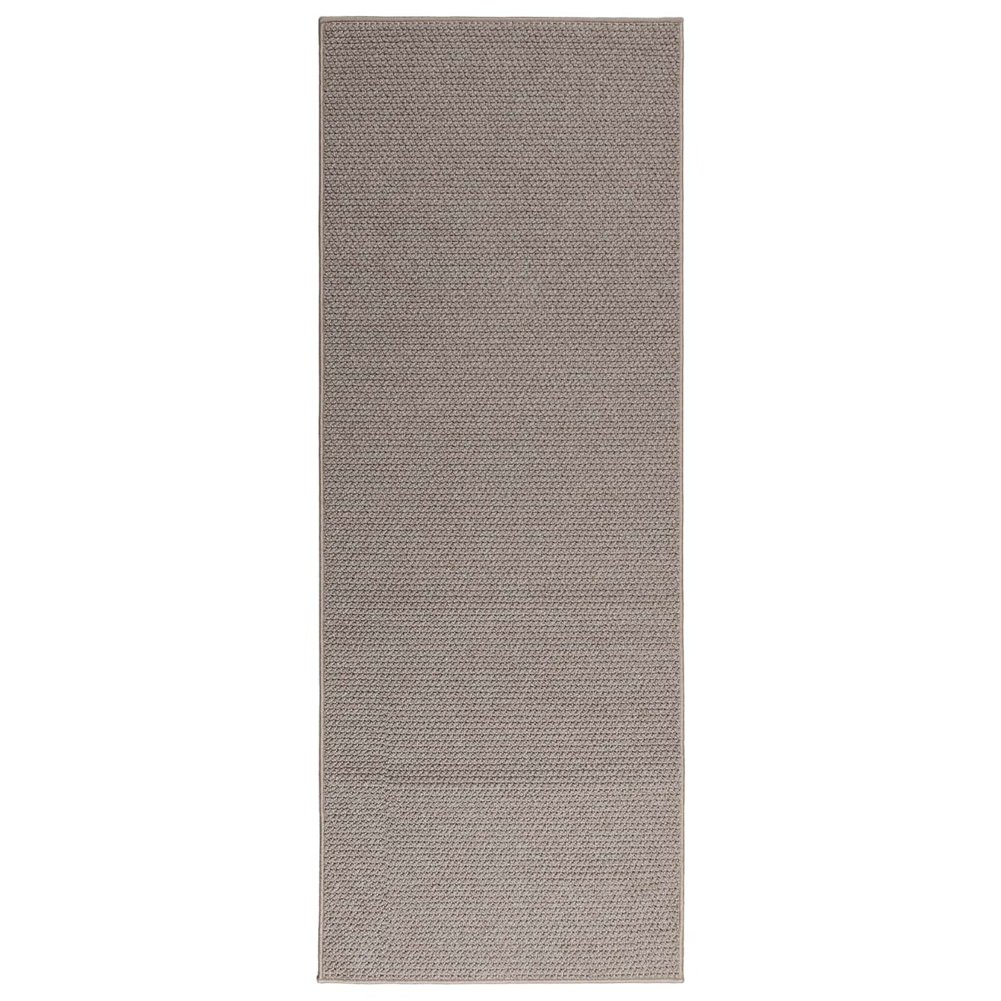 Indendørs tæppe LUGO Creme og Taupe 80 x 150 cm Polyester