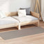 Indendørs tæppe LUGO Creme og Taupe 80 x 200 cm Polyester