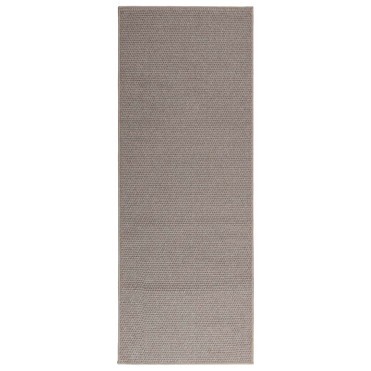 Indendørs tæppe LUGO Creme og Taupe 80 x 200 cm Polyester