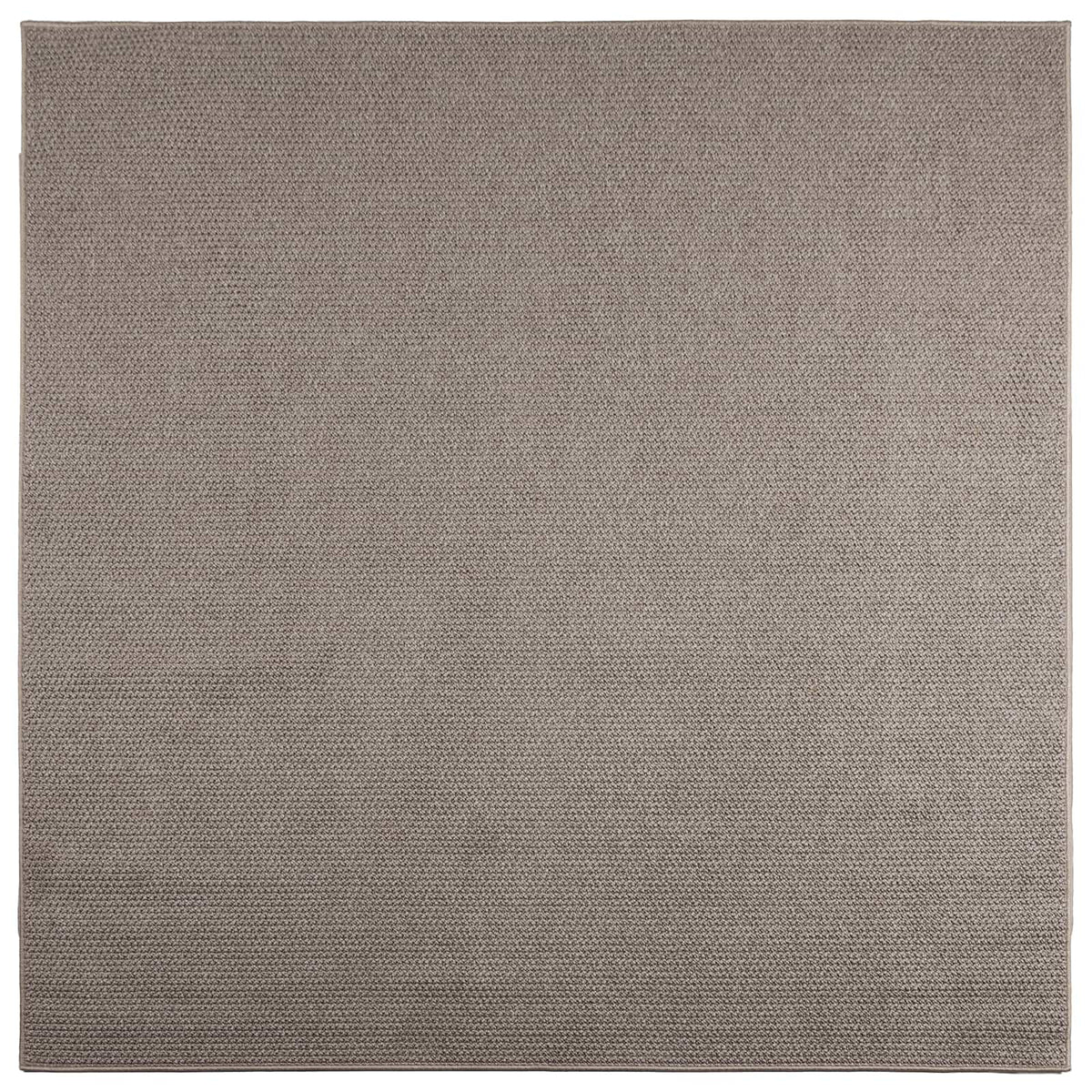 Indendørs tæppe LUGO Creme og Taupe 120 x 120 cm Polyester