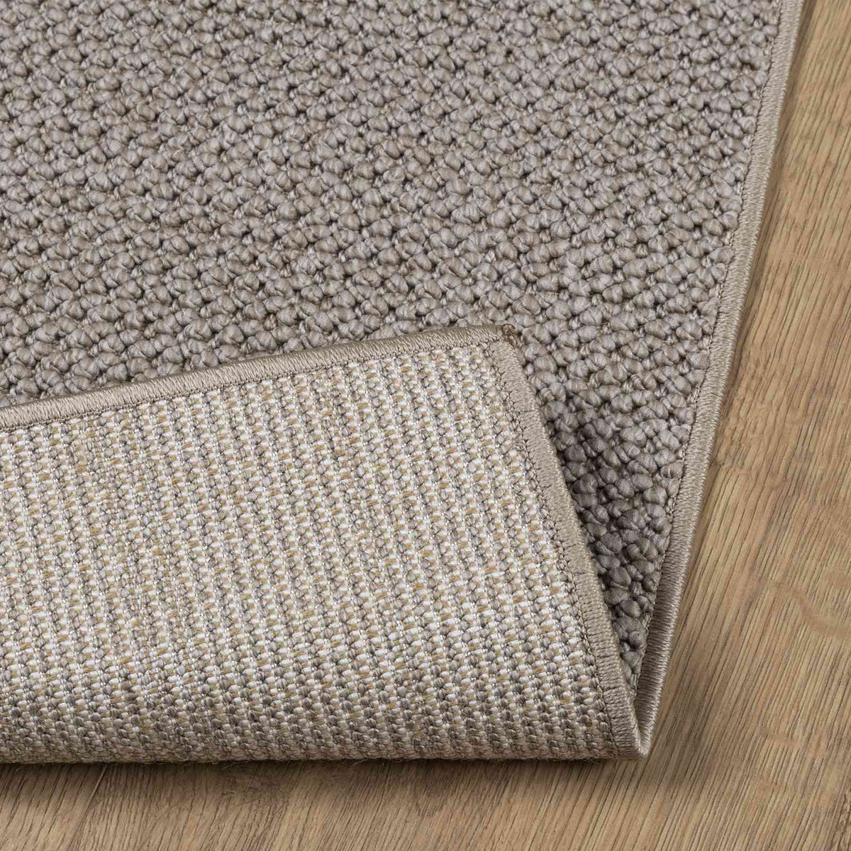 Indendørs tæppe LUGO Creme og Taupe 200 x 200 cm Polyester