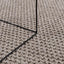 Indendørs tæppe LUGO Creme og Taupe 240 x 240 cm Polyester