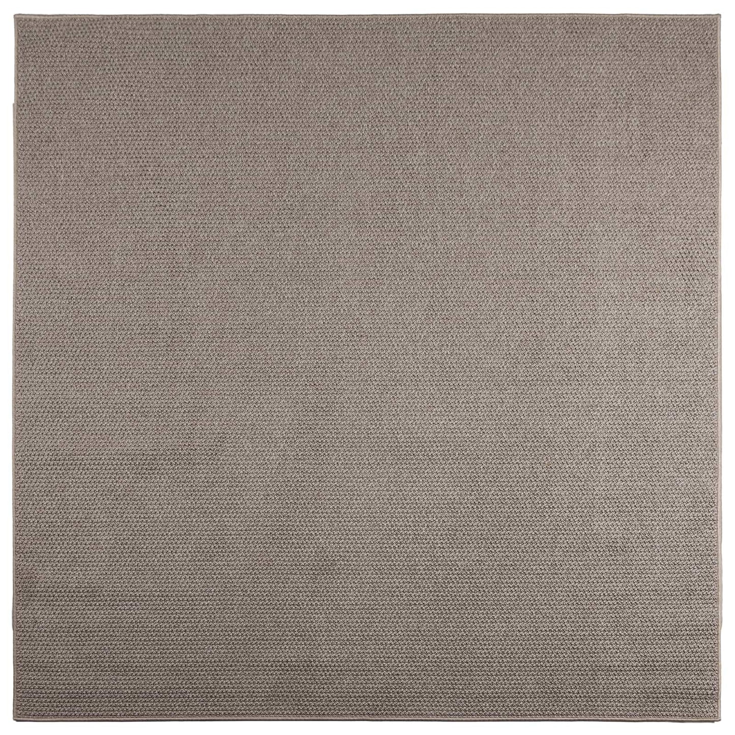 Indendørs tæppe LUGO Creme og Taupe 240 x 240 cm Polyester