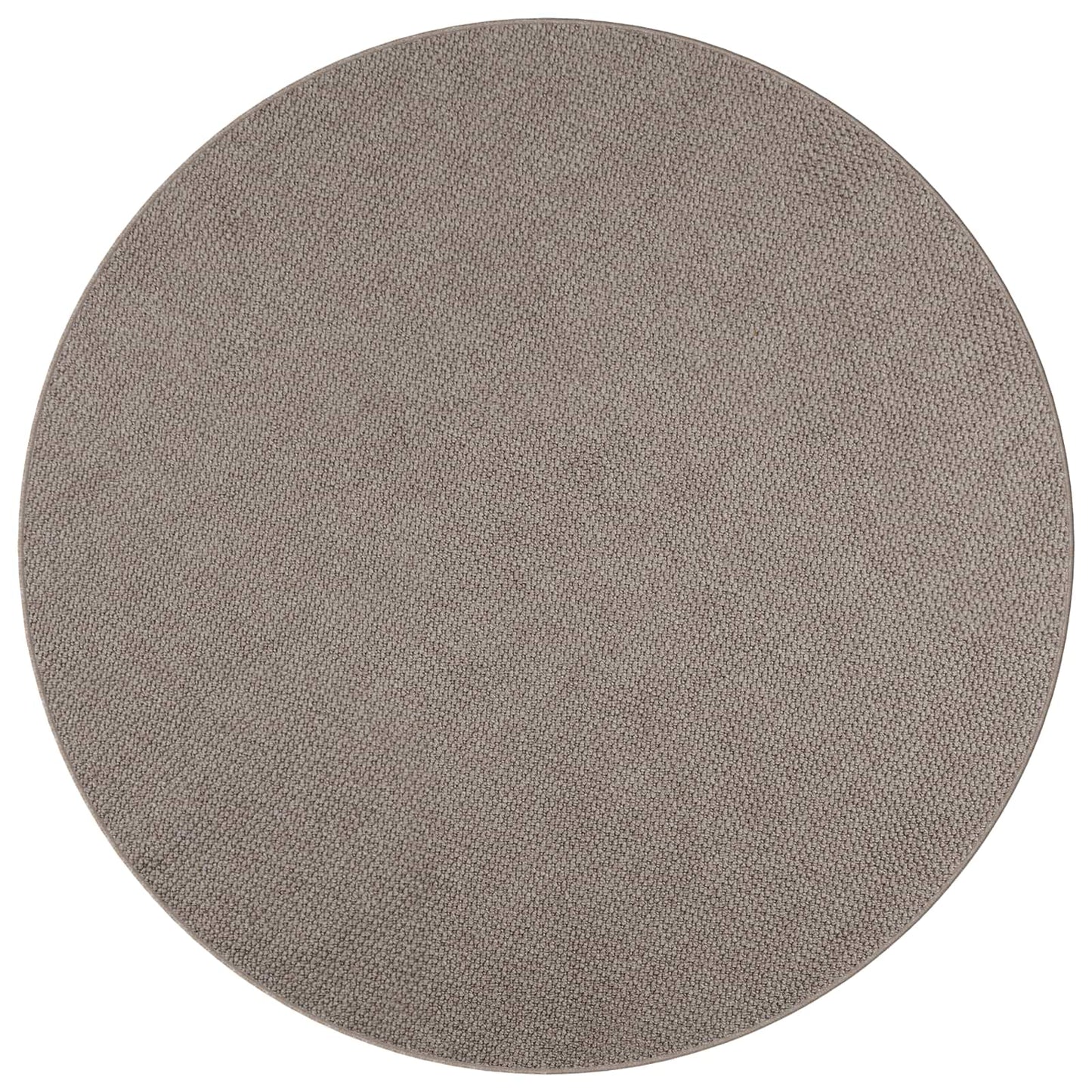 Indendørs tæppe LUGO Creme og Taupe Ø 160 cm Polyester