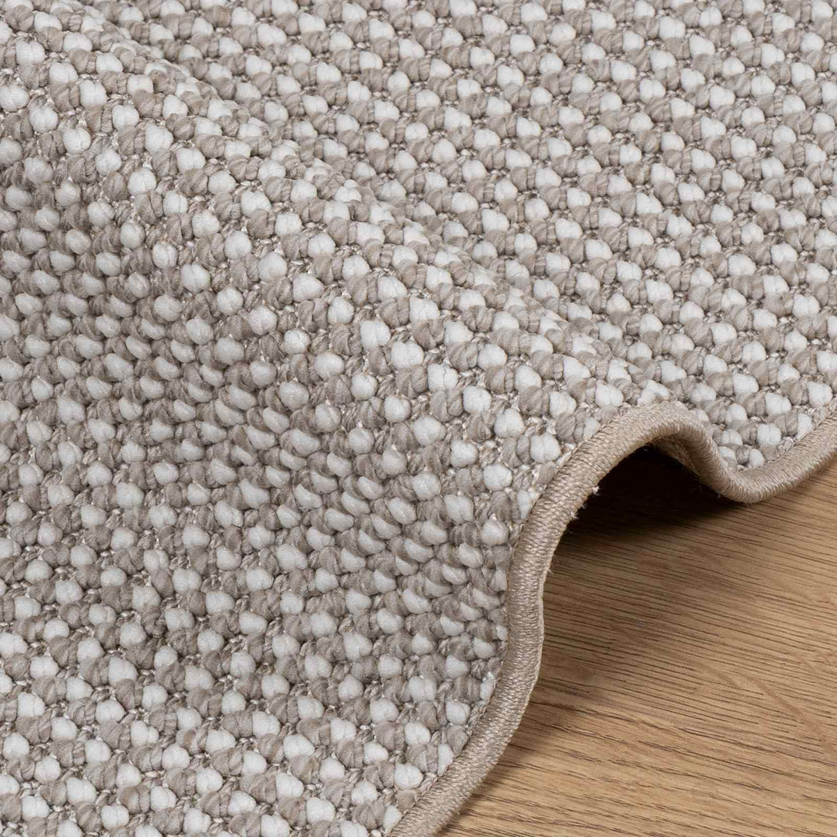 Indendørs tæppe LUGO Gråbrun 140 x 200 cm Polyester