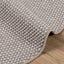 Indendørs tæppe LUGO Gråbrun Ø 120 cm Polyester