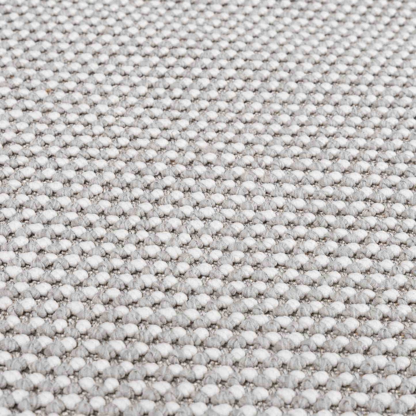 Indendørs tæppe LUGO Creme og grå 80 x 150 cm Polyester