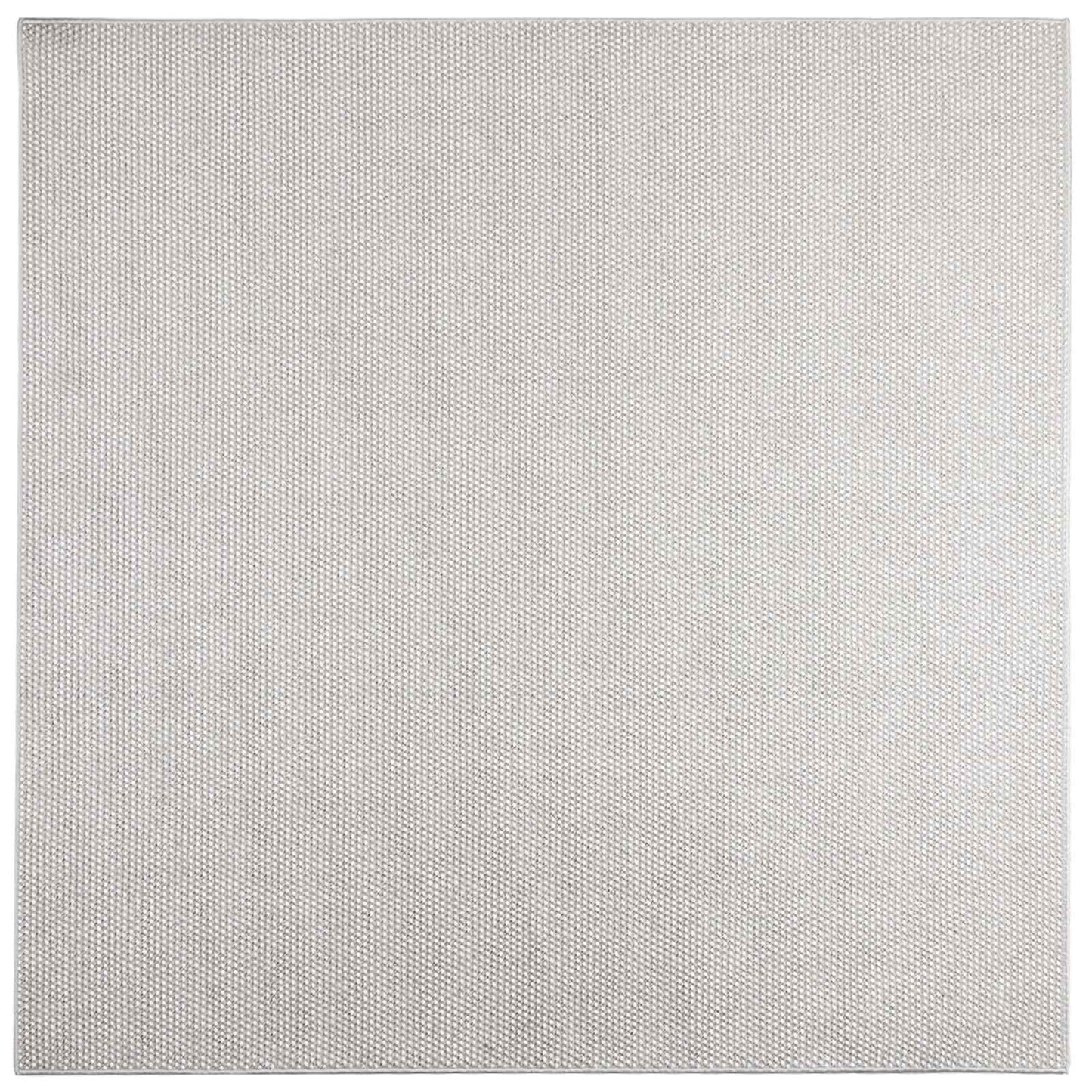 Indendørs tæppe LUGO Creme og grå 120 x 120 cm Polyester
