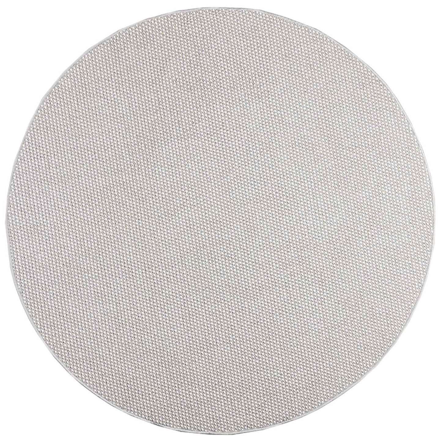 Indendørs tæppe LUGO Creme og grå Ø 160 CM Polyester