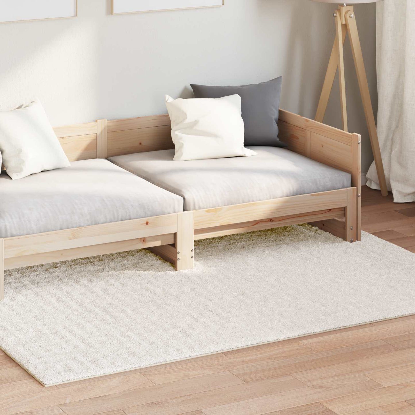 Områdetæpper SIROLO Cremefarvet 170 x 120 cm Polyester
