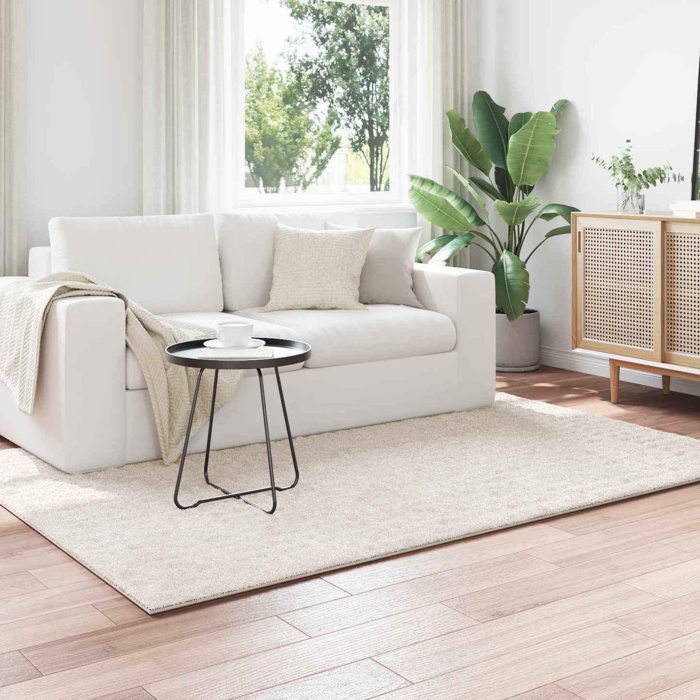 Områdetæpper SIROLO Cremefarvet 230 x 160 cm Polyester