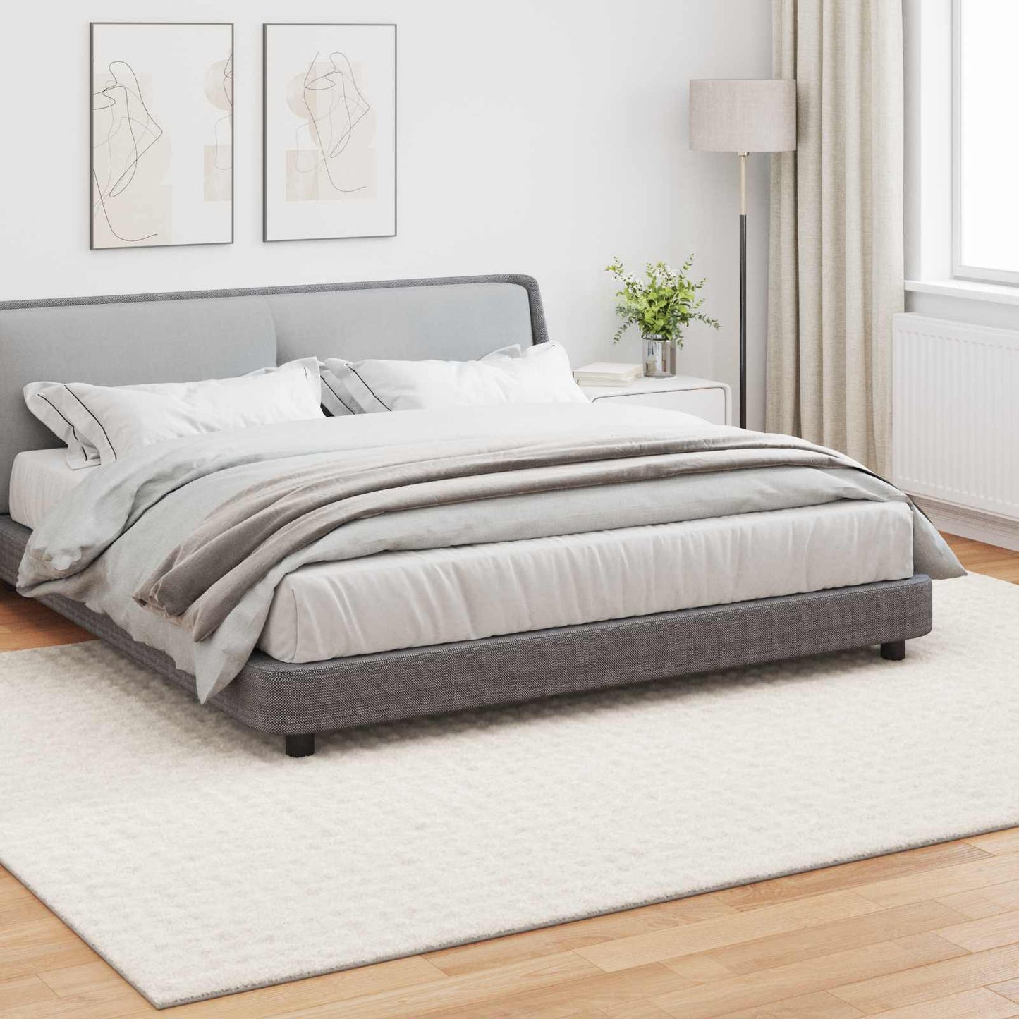 Områdetæpper SIROLO Cremefarvet 340 x 240 cm Polyester