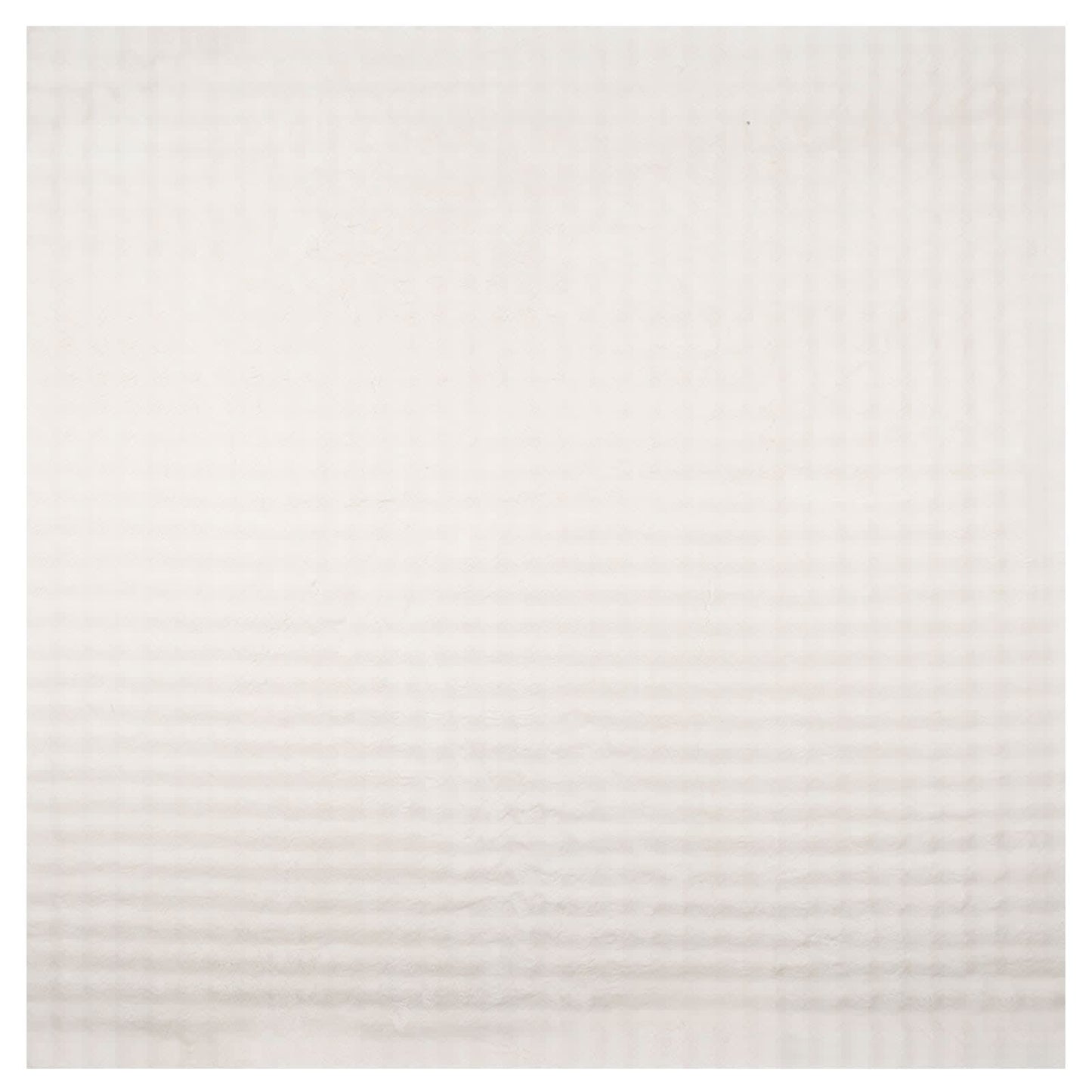 Områdetæpper Firkantet SIROLO Cremefarvet 120 x 120 cm