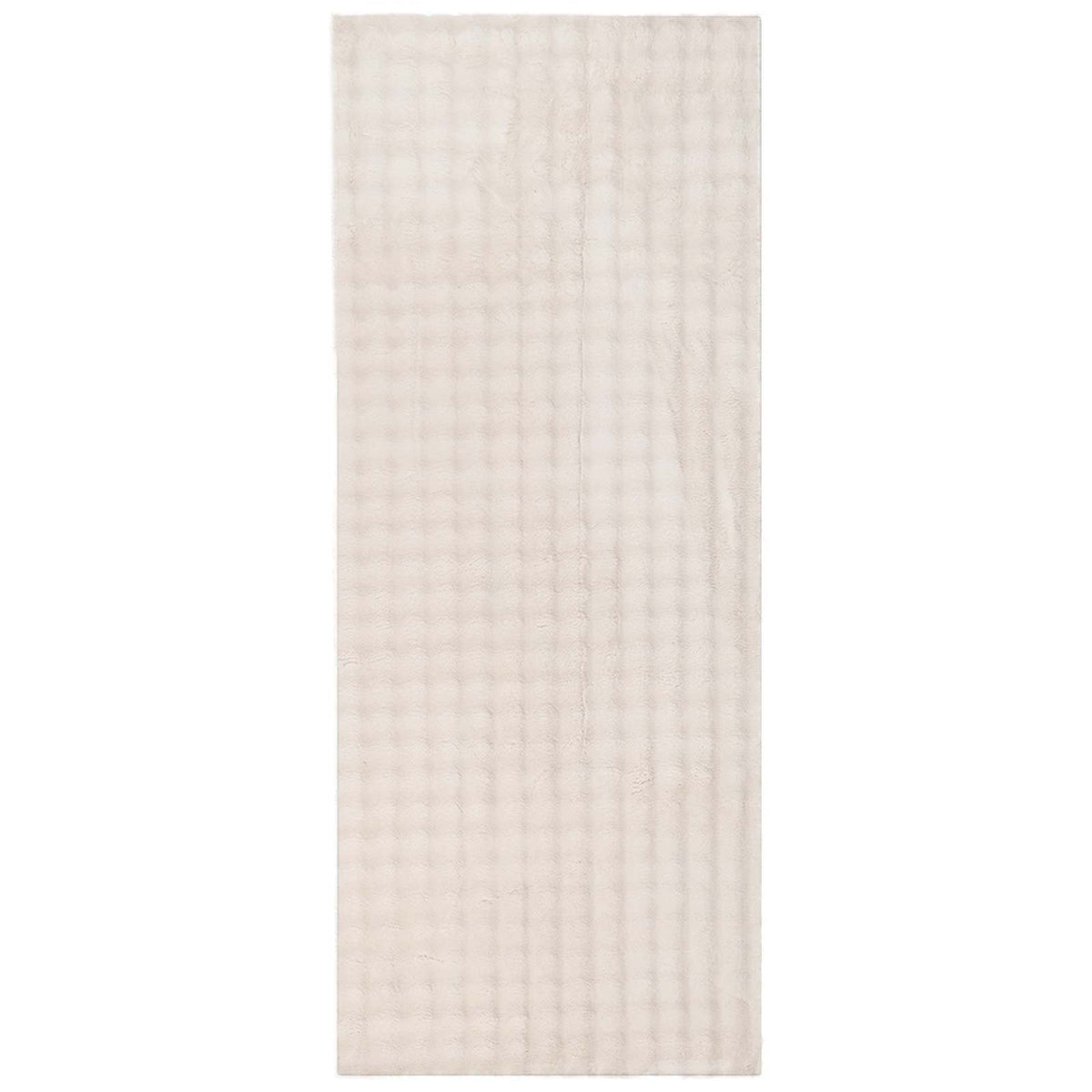 Områdetæpper Rektangulær SIROLO Beige 200 x 80 cm Polyester