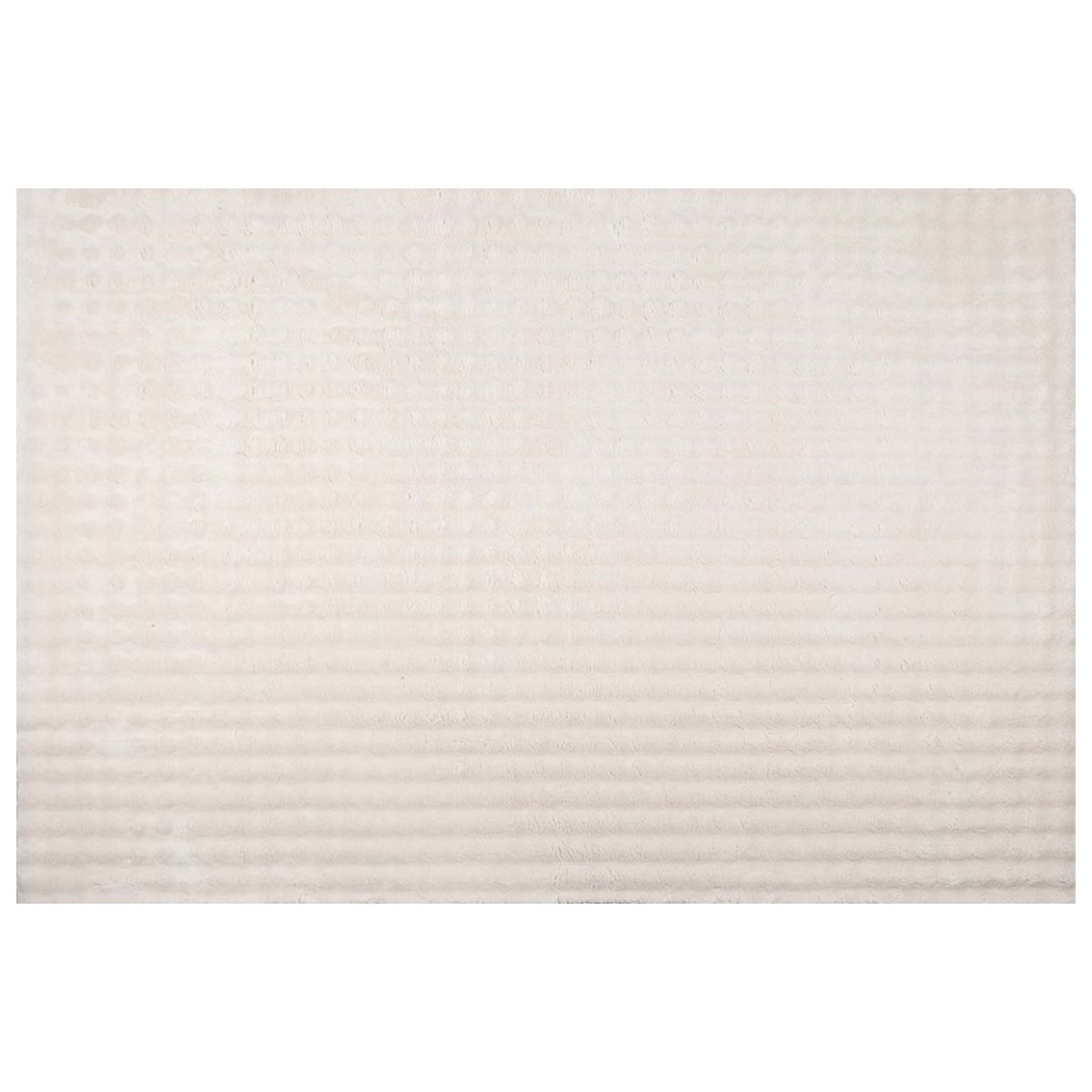 Områdetæpper Rektangulær SIROLO Beige 340 x 240 cm Polyester
