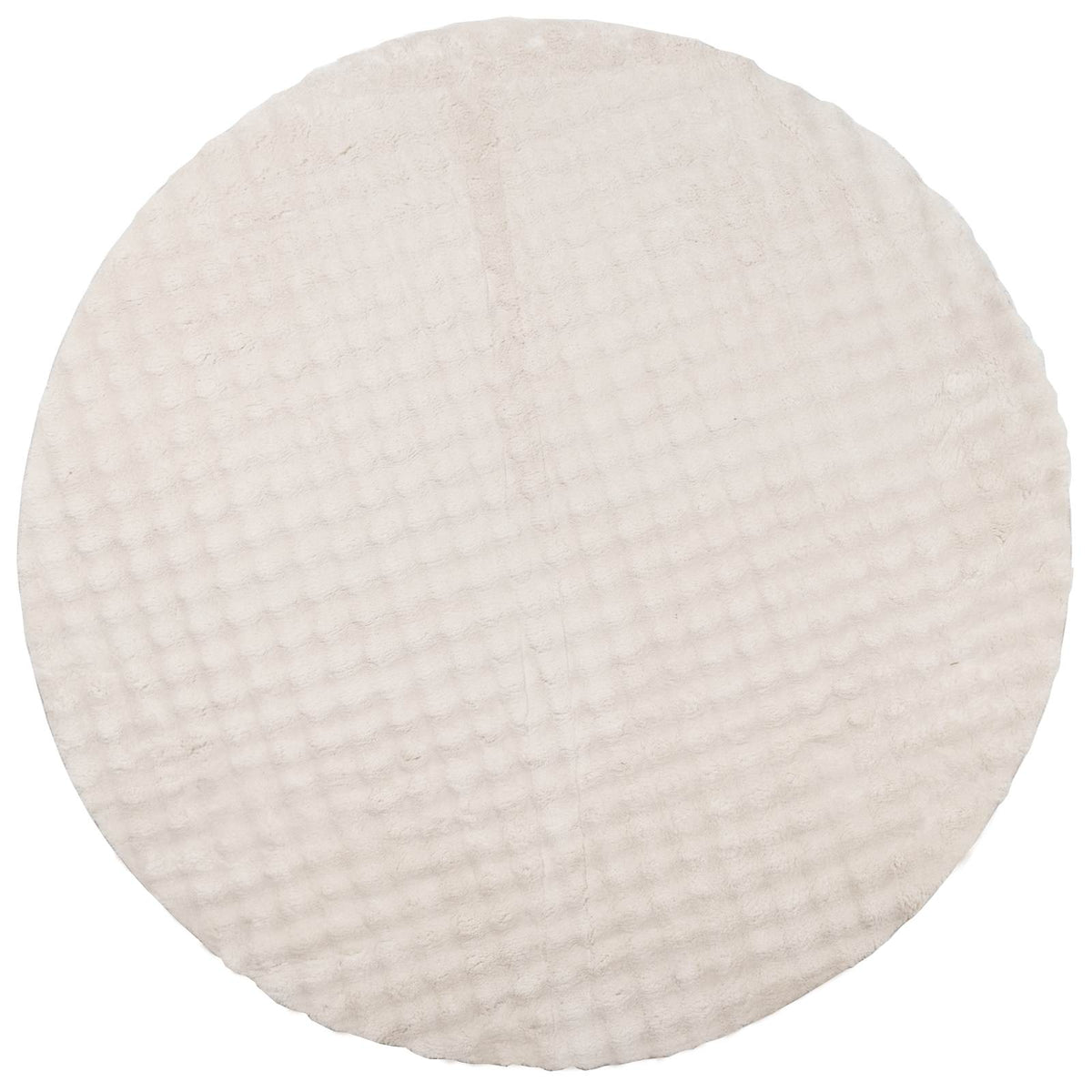 Områdetæpper Rund SIROLO Beige Ø 160 CM Polyester